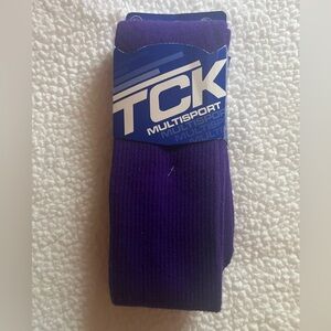 Socks by TCK multi sport purple size Lg